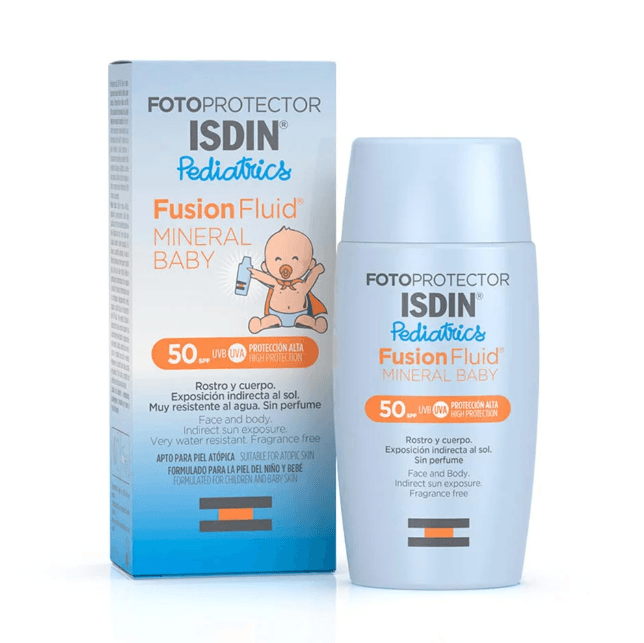 ISDIN Fotoprotector Pediatrics - Fusion Fluid Mineral Baby SPF50+, 50ml