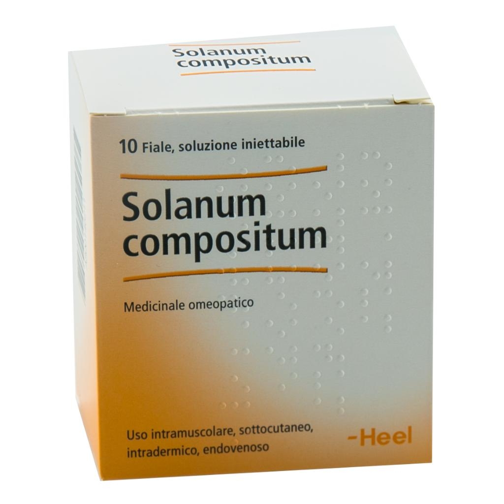 HEEL SOLANUM COMPOSITUM 10 FIALE DA 2,2 ML L'UNA