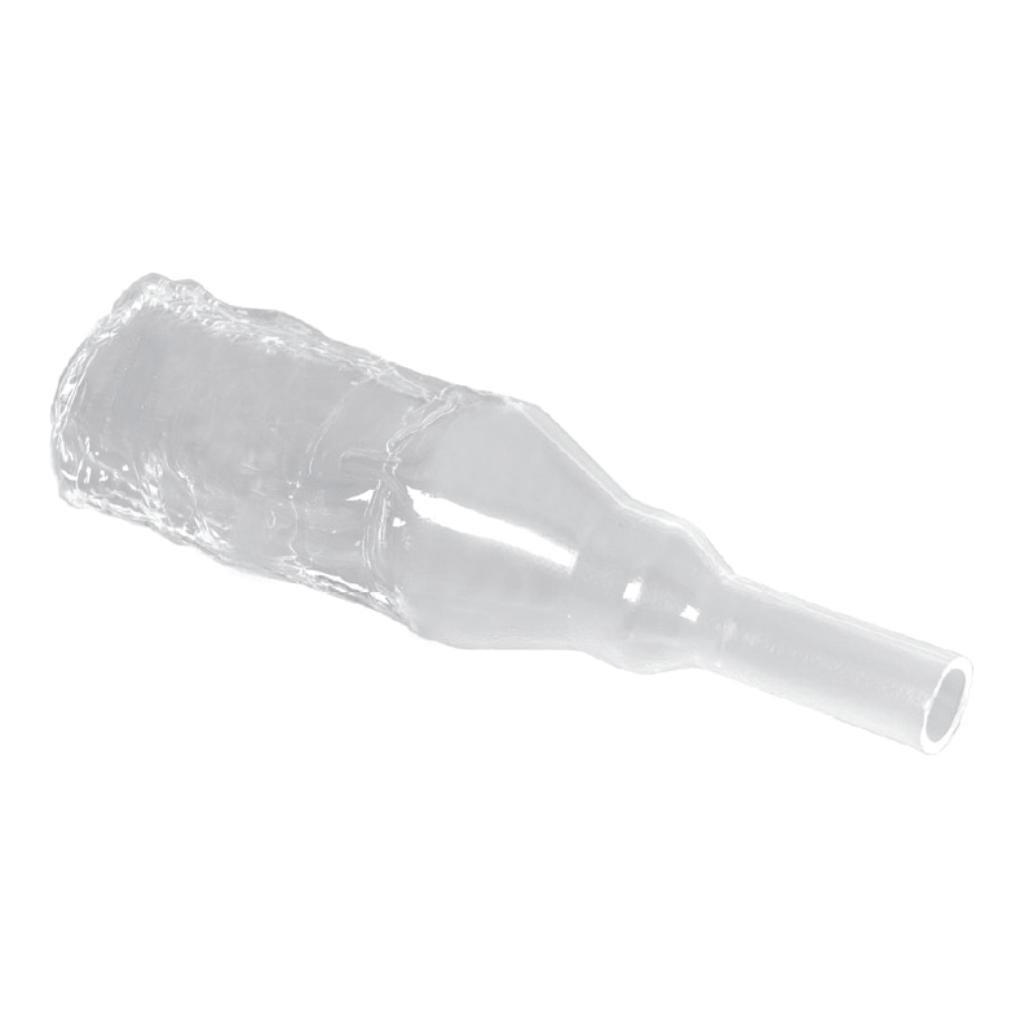 CATETERE ESTERNO MASCHILE SILKOKONDOM ULTRAFLEX AUTOADESIVO IN SILICONE TRASPARENTE MISURA 41 MM LUNGHEZZA 8 CM 30 PEZZI