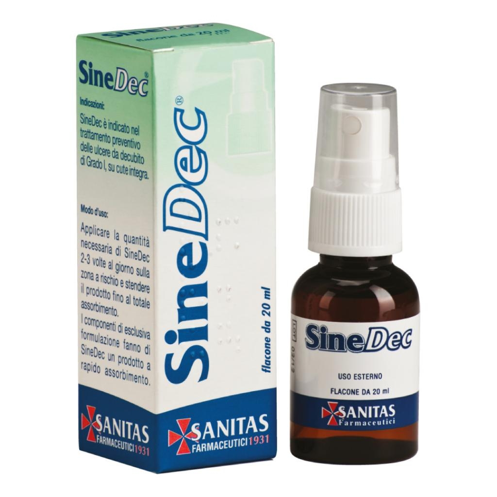SINEDEC OLIO OSSIGENATO PER PREVENZIONE E MEDICAZIONE ULCERE DA DECUBITO 20 ML