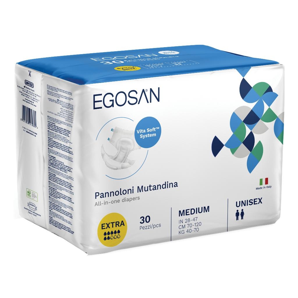 PANNOLINO EGOSAN LARGE EXTRA CON BARRIERA 30 PEZZI