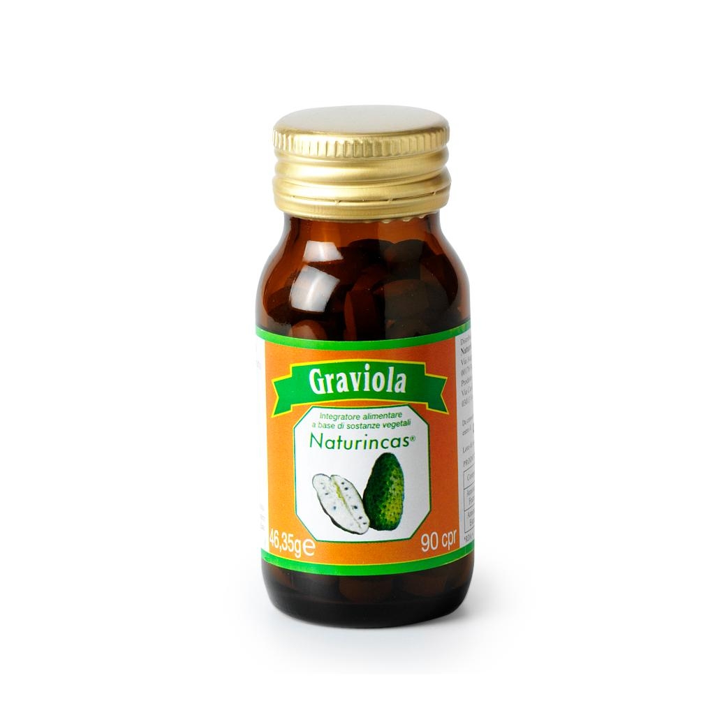 NATURINCAS GRAVIOLA 90 COMPRESSE