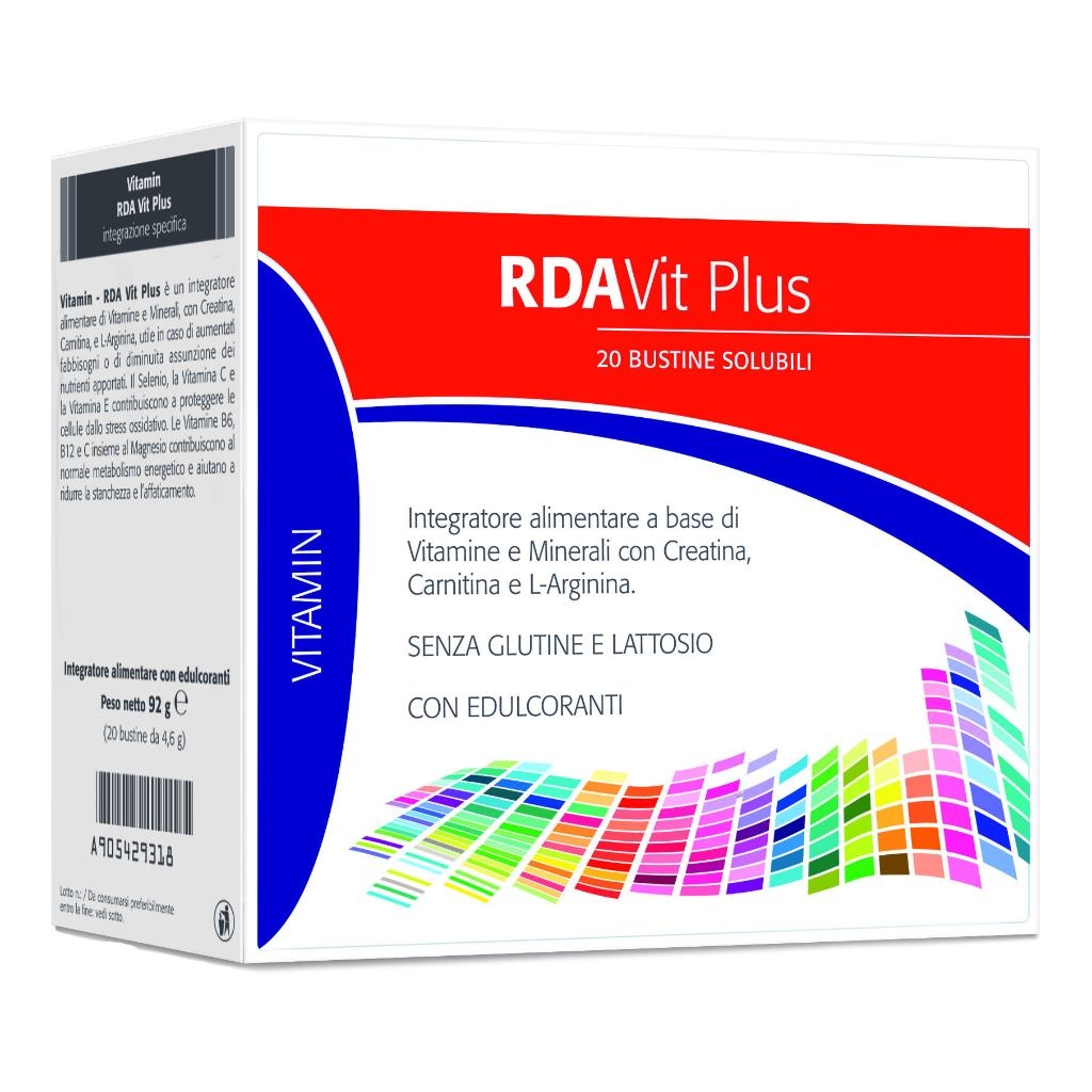 LABORATORIO DELLA FARMACIA RDA VIT PLUS 20 BUSTINE 160 G LINEA VITAMIN