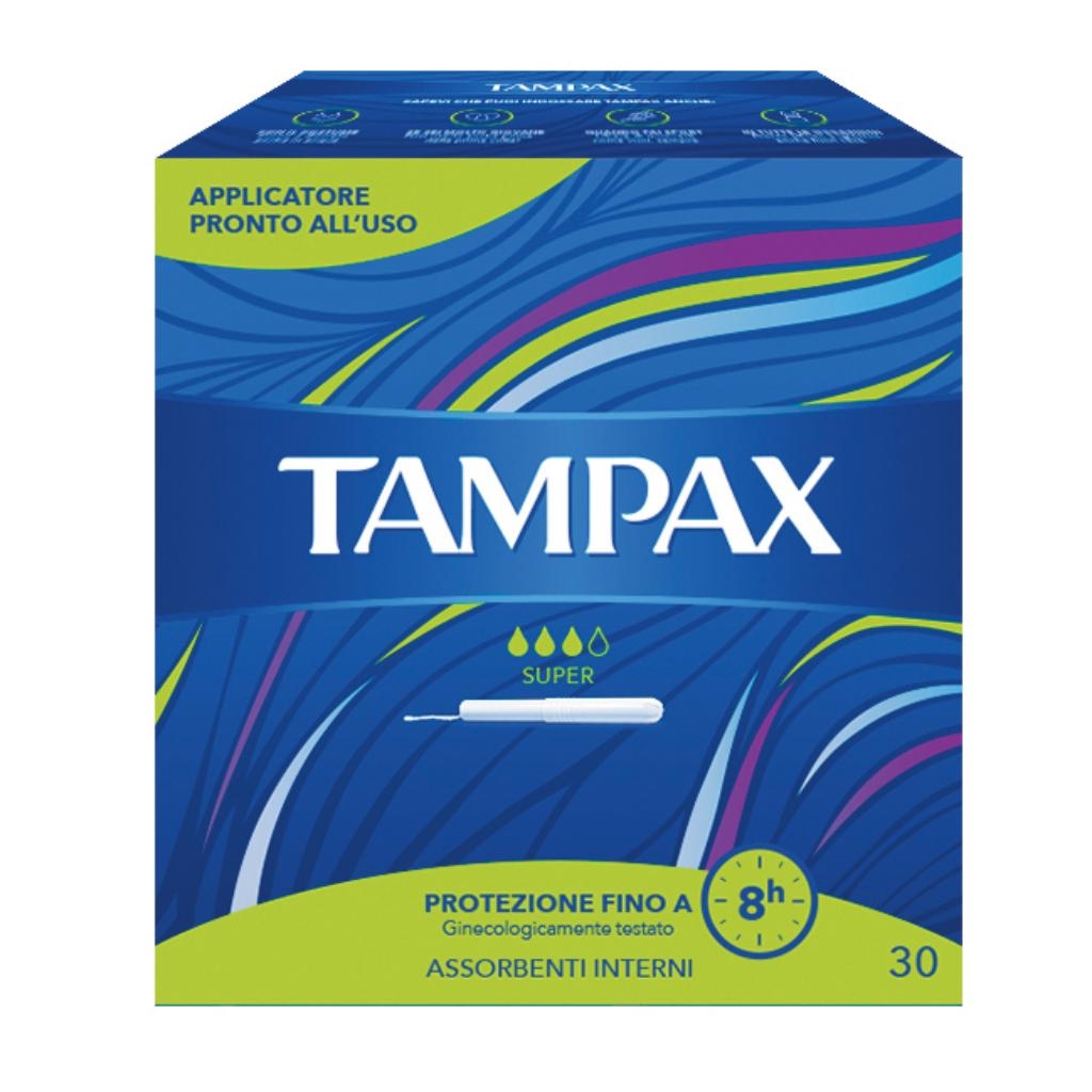 TAMPAX BLUE BOX SUPER 30 PEZZI