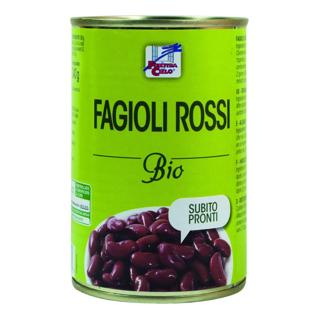 FAGIOLI ROSSI PRONTI BIO 400 G