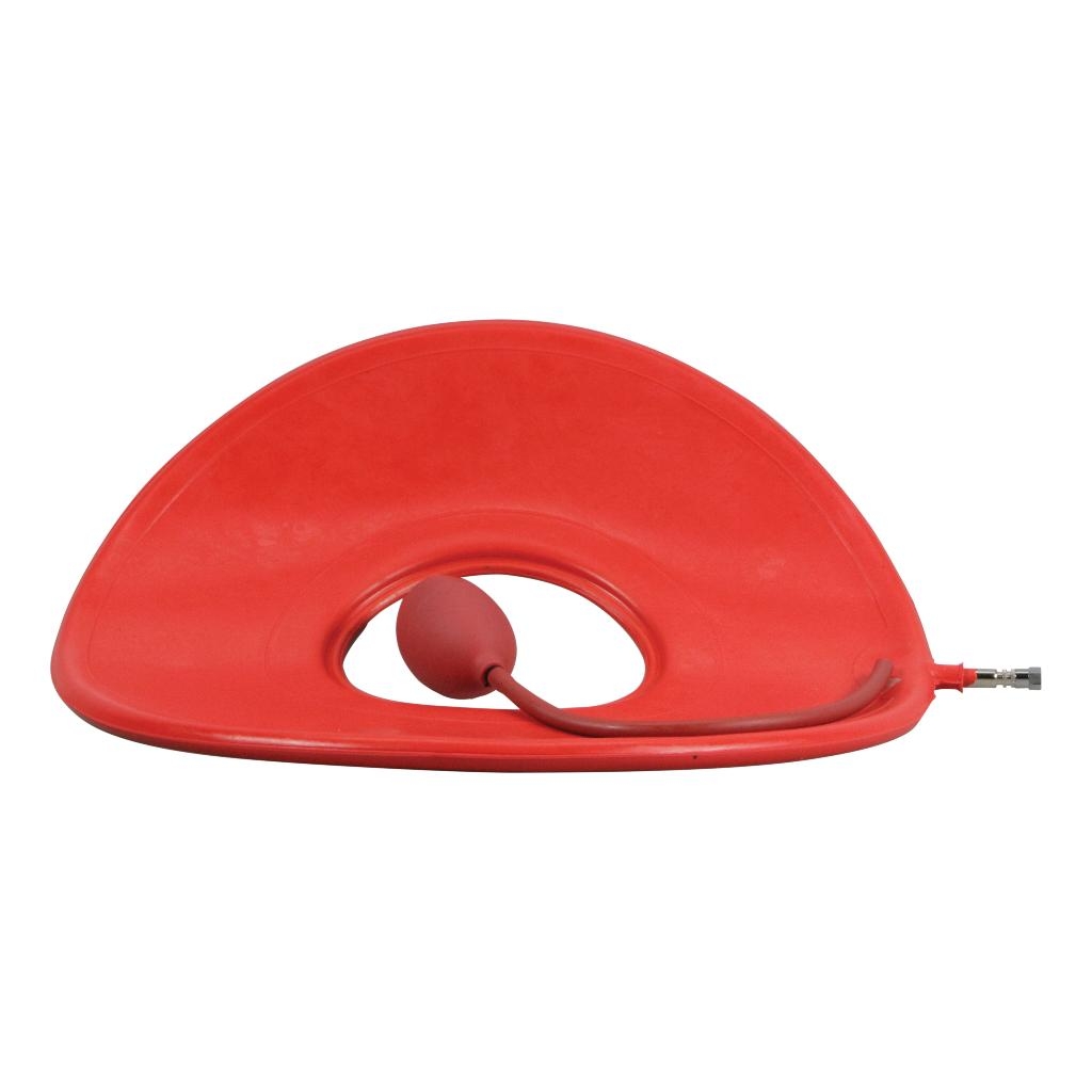 CIAMBELLA GONFIABILE PER INVALIDI IN GOMMA ROSSA TEAM DELUXE CON POMPA 43CM DIAMETRO