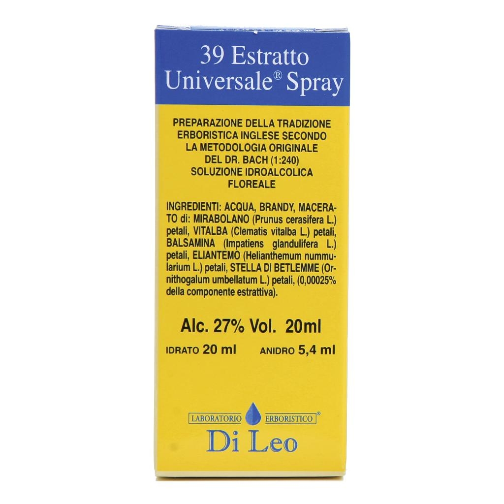 FIORI DI BACH ESTRATTO UNIVERSALE SPRAY 20 ML