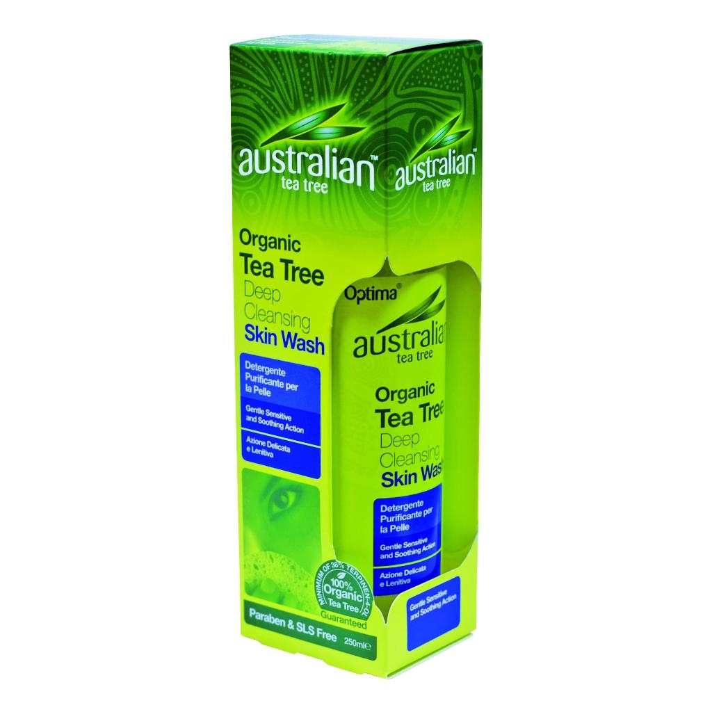AUSTRALIAN TEA TREE SKIN WASH DETERGENTE PURIFICANTE 250 ML