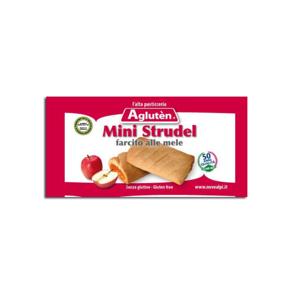 AGLUTEN MINI STRUDEL FARCITI ALLE MELE MONO PORZIONE 40 G