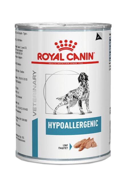 VETERINARY HEALTH NUTRITION WET DOG HYPOALLERGENIC 400 G