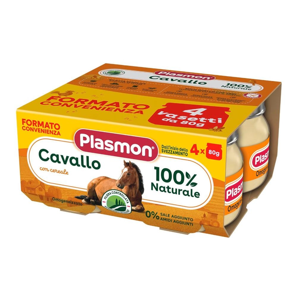 PLASMON OMOGENEIZZATO CAVALLO 4 X 80 G