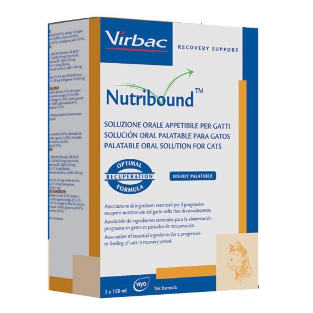 NUTRIBOUND SOLUZIONE ORALE APPETIBILE PER GATTO 3 FLACONI DA 150 ML