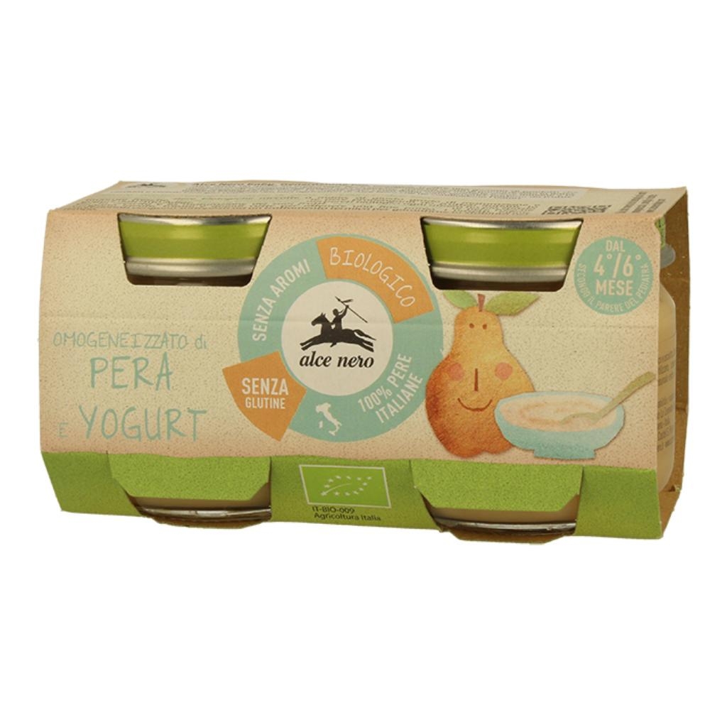OMOGENEIZZATO PERA E YOGURT BABY FOOD BIO 2 X 80 G