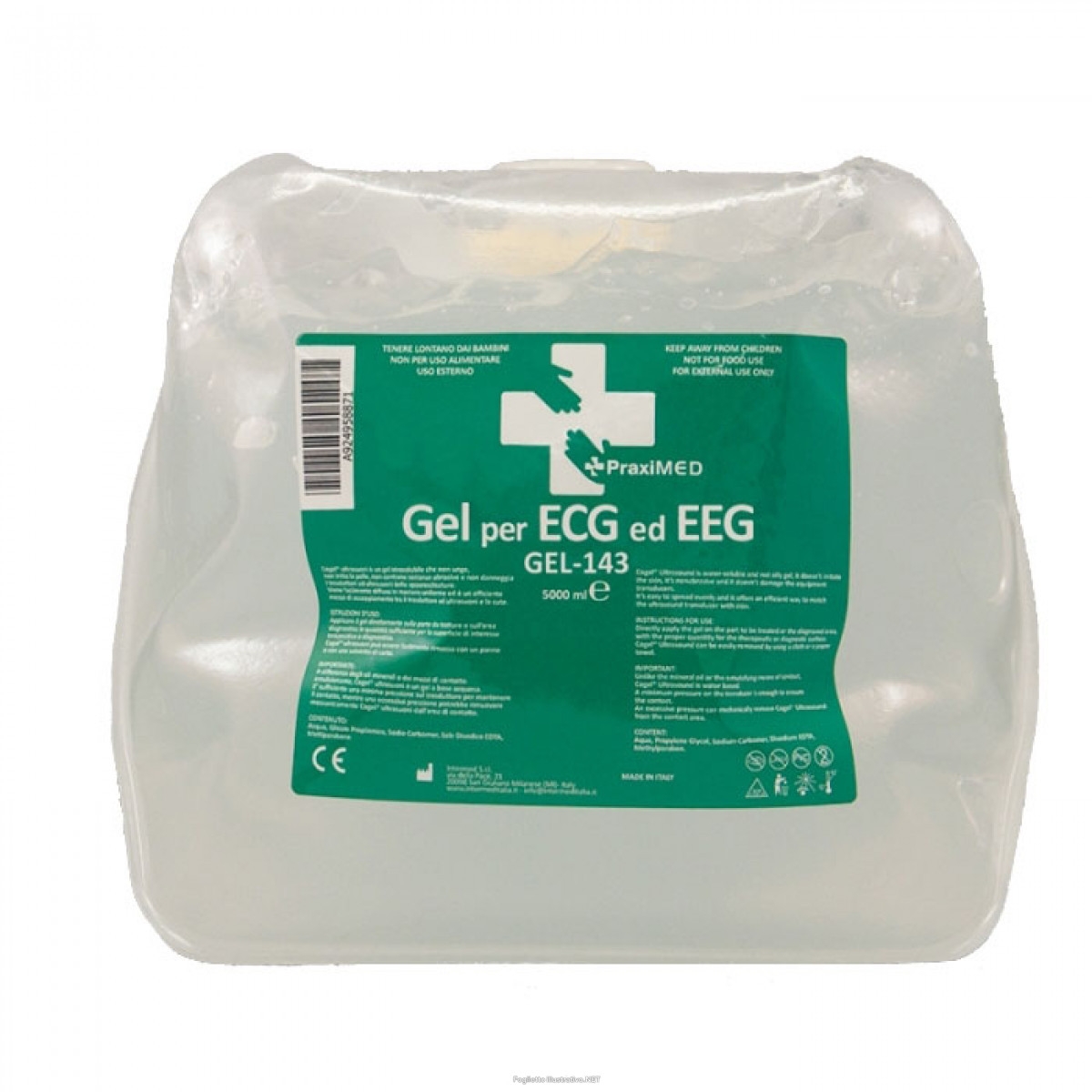 GEL ECG CUBITAINER 5000 ML