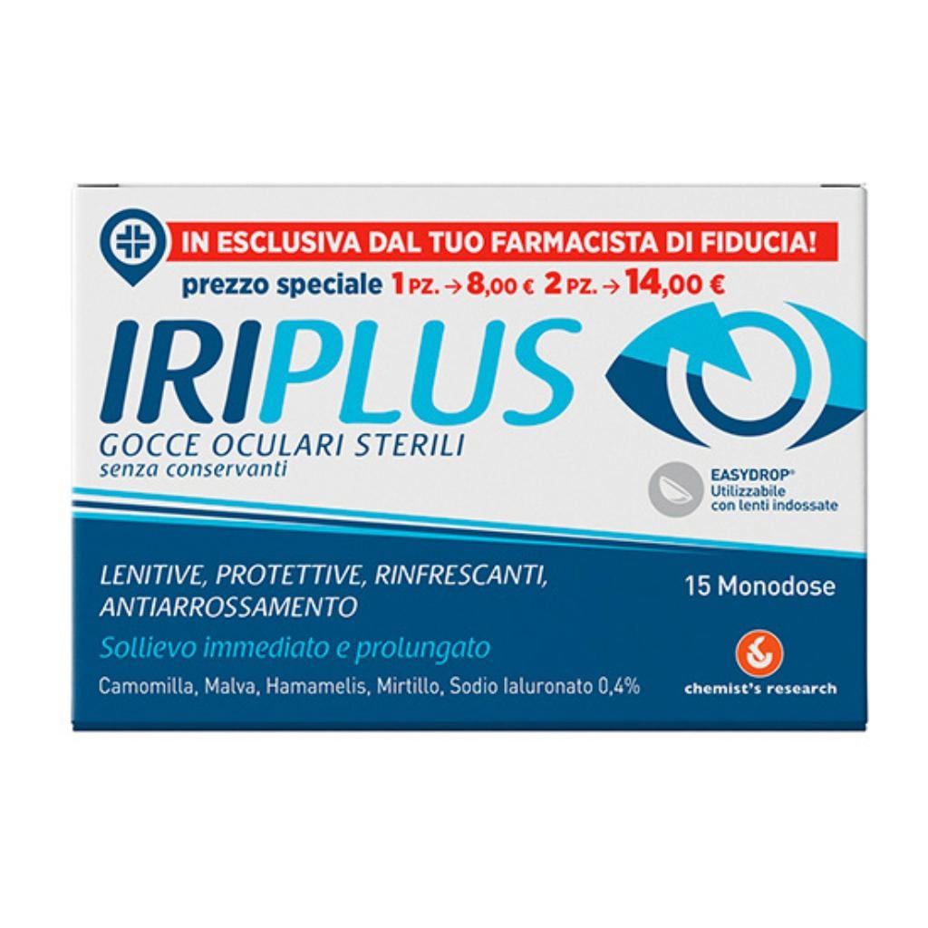 IRIPLUS EASYDROP 0,4% COLLIRIO 15 FLACONCINI MONODOSE DA 0,33 ML