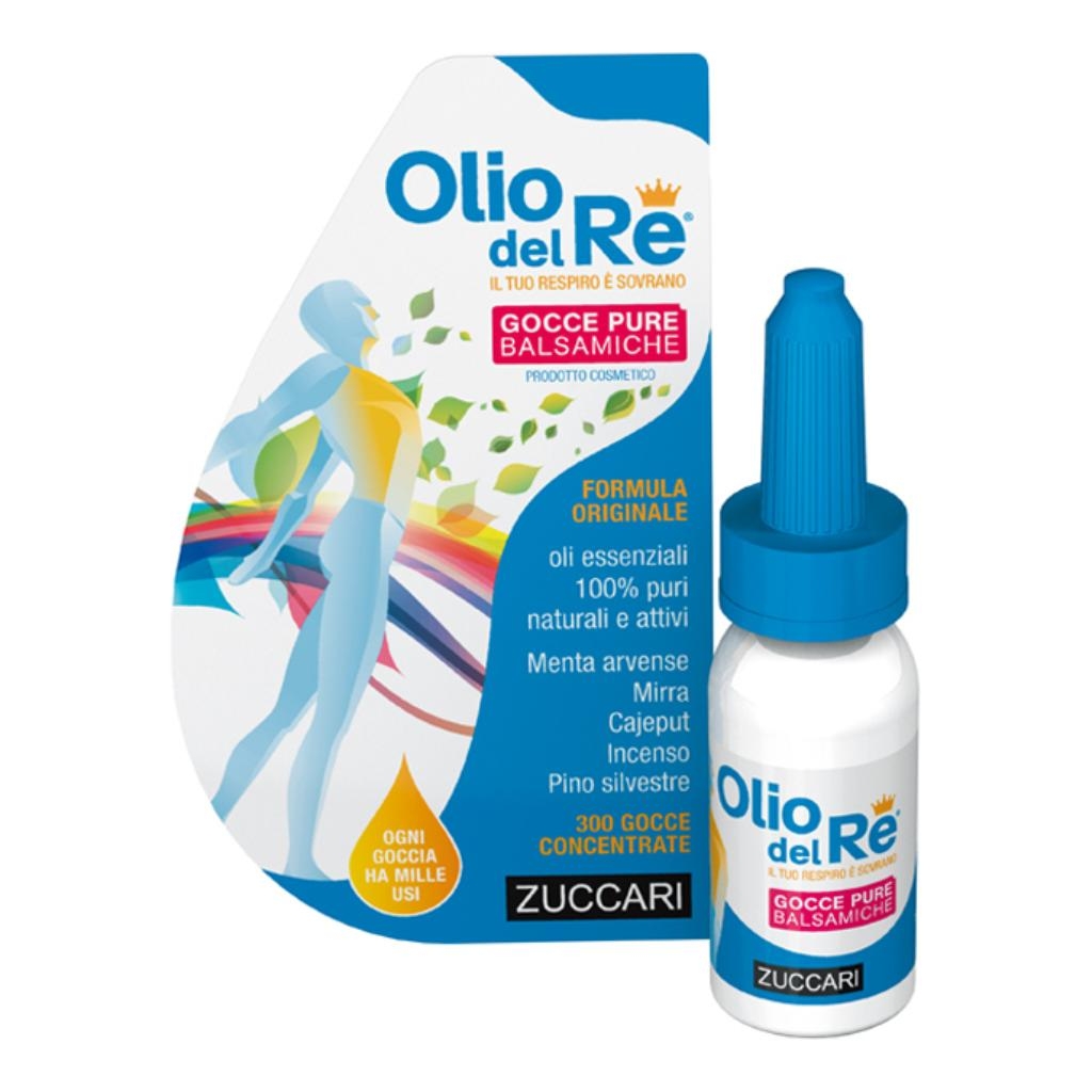 OLIO DEL RE GOCCE PURE BALSAMICHE ASTUCCIO 10 ML