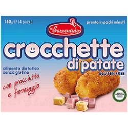 LE SORRENTINE CROCCHETTE DI PATATE CON PROSCIUTTO E FORMAGGIO 4 PEZZI 40 G