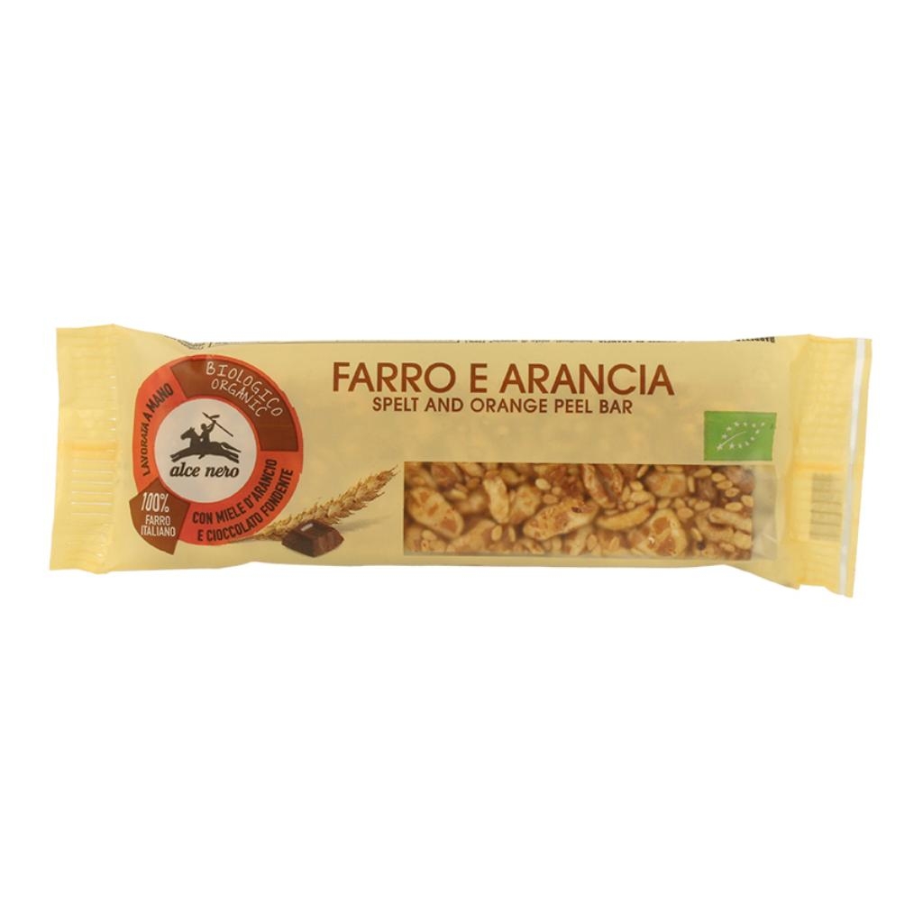 BARRETTA AL FARRO/ARANCIA BIO ALCE NERO 22 G