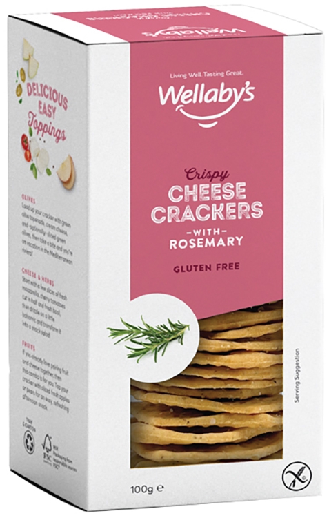 WELLABY'S CRACKERS ROSMARINO 100 G