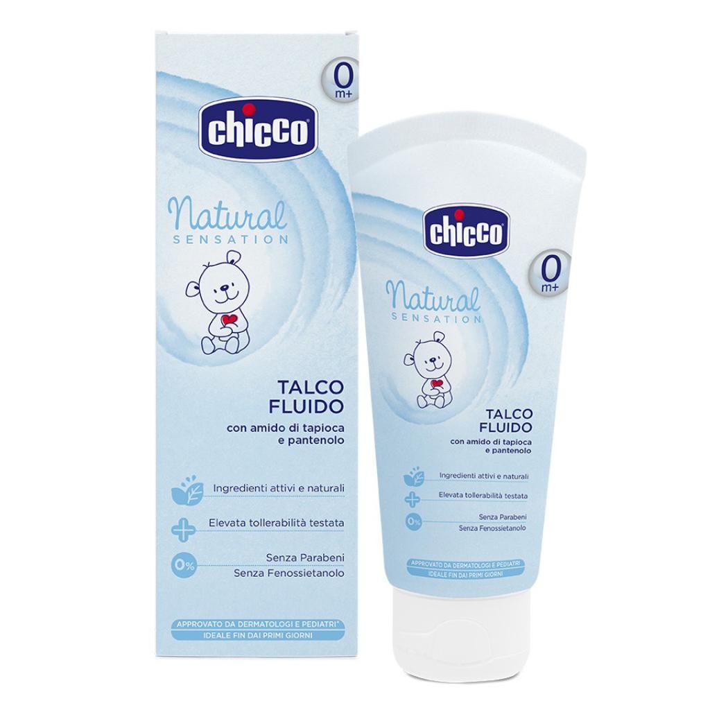 CHICCO TALCO FLUIDO NATURAL SENSATION 100 ML