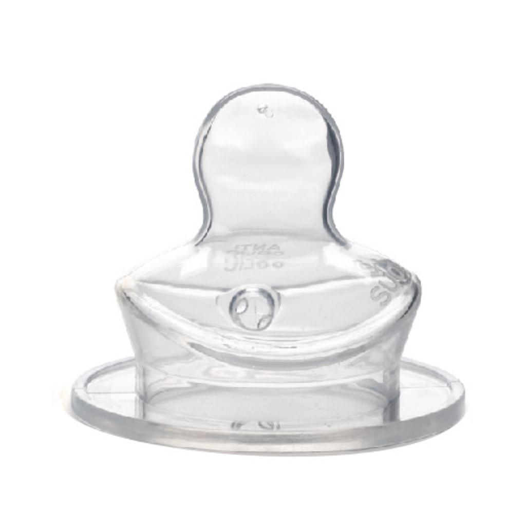 TETTARELLA ANATOMICA COLLO LARGO IN SILICONE S2 L 2 PEZZI*