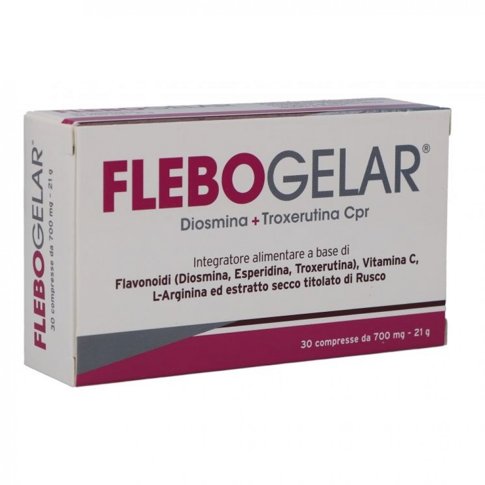 FLEBOGELAR 30 COMPRESSE 21 G