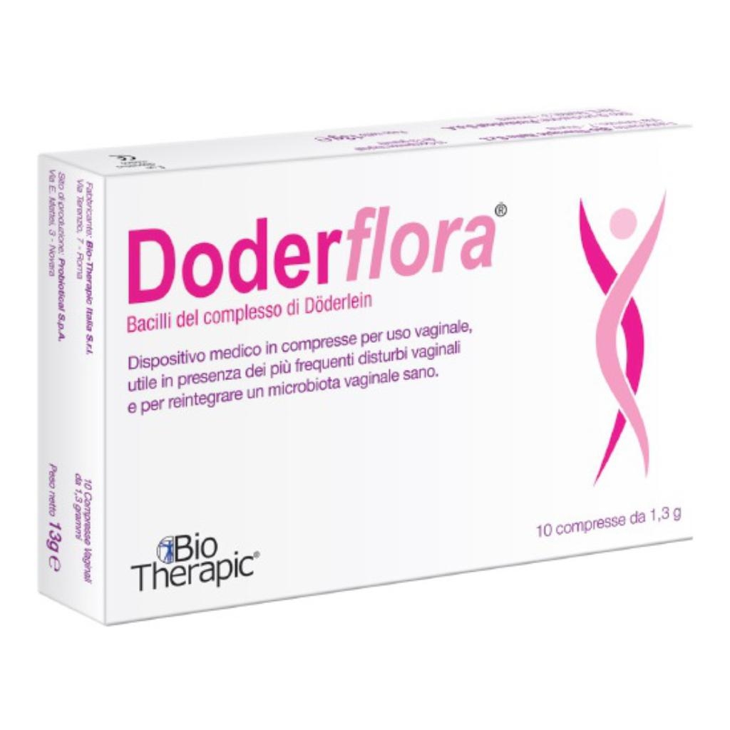 DODERFLORA 10 COMPRESSE USO VAGINALE