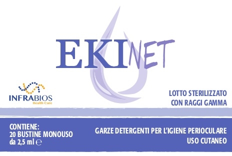 EKINET GARZE OCULARI 20 PEZZI