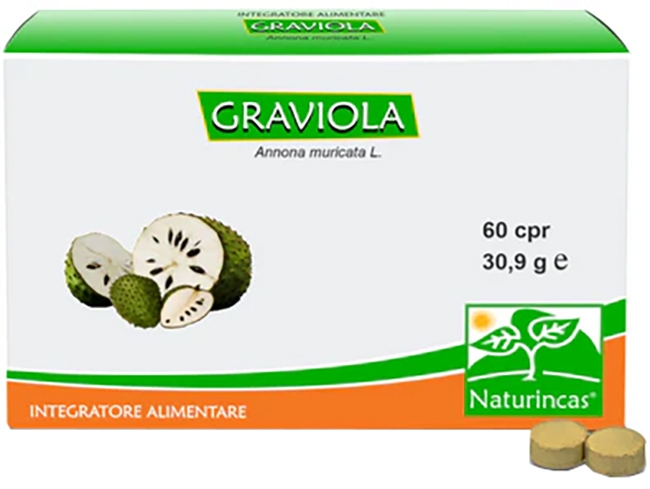GRAVIOLA NATURINCAS 60 COMPRESSE