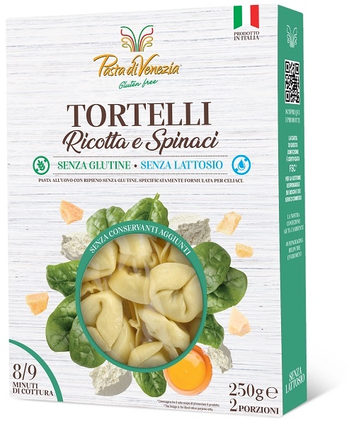 PASTA DI VENEZIA TORTELLI RICOTTA E SPINACI SENZA GLUTINE STAB  250 G