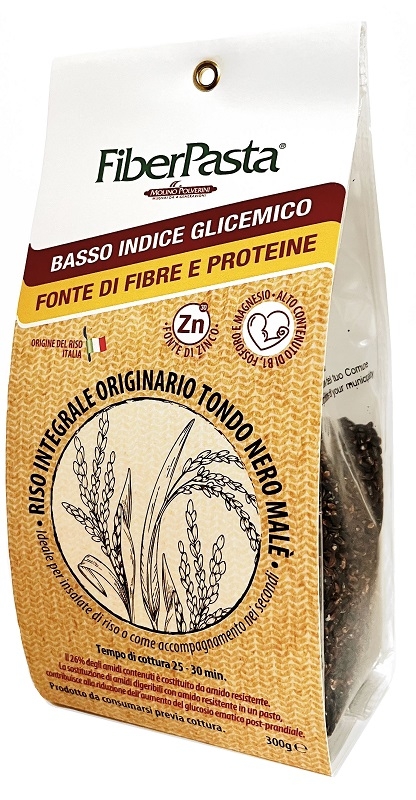 FIBERPASTA RISO INTEGRALE A BASSO INDICE GLICEMICO 300 G