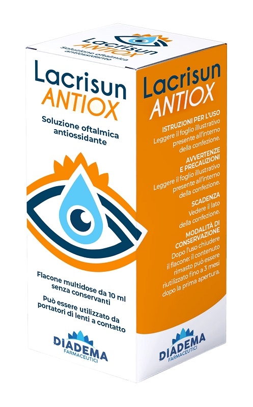 LACRISUN ANTIOX SOLUZIONE OFTALMICA ANTIOSSIDANTE OCCHI FLACONE MULTIDOSE 3 ML