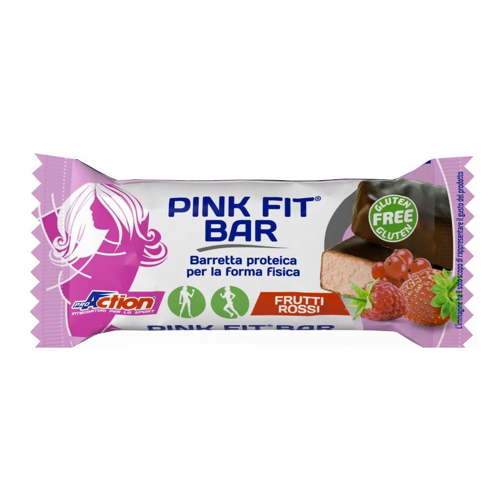 PROACTION PINK FIT BAR FRUTTI ROSSI 30 G