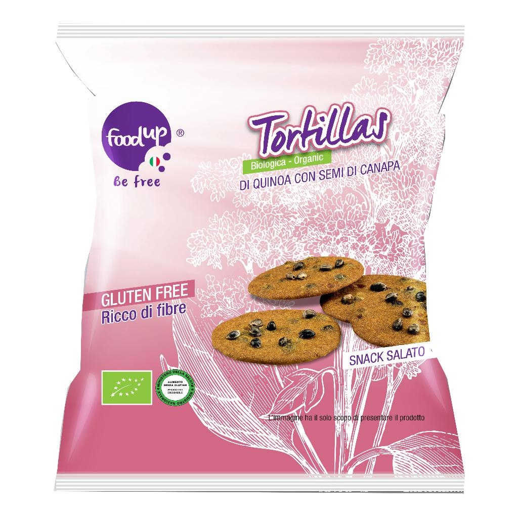 TORTILLAS DI QUINOA CON SEMI DI CANAPA 35 G