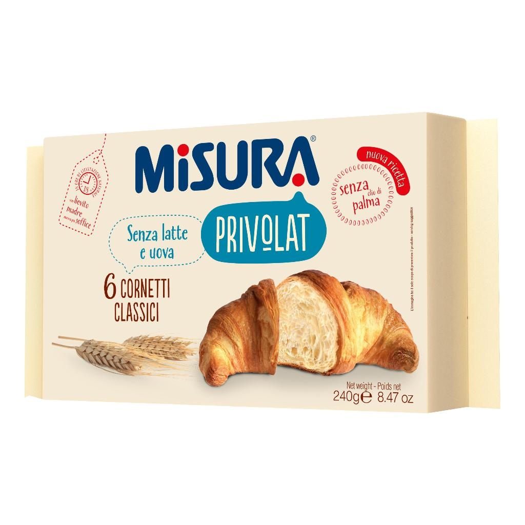 MISURA CORNETTI PRIVOLAT CLASSICO SENZA OLIO DI PALMA 240 G