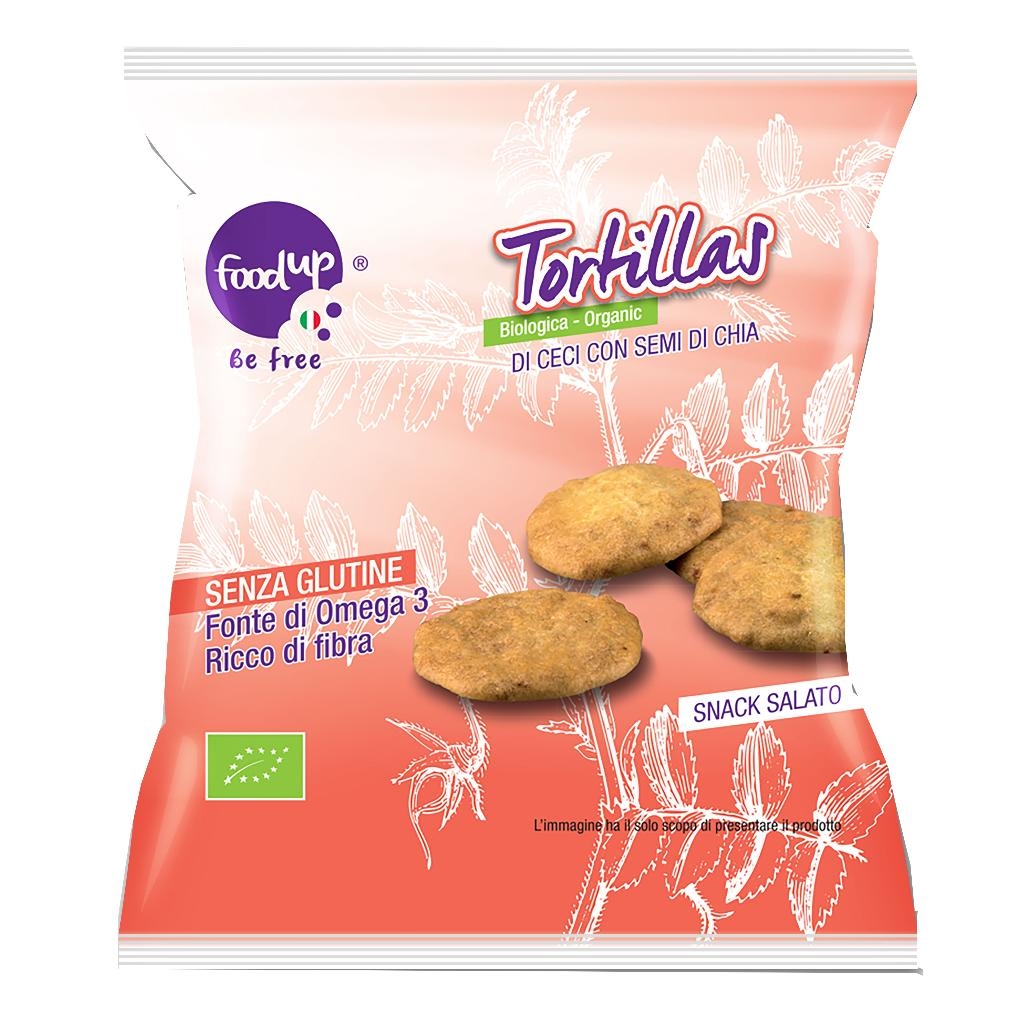 TORTILLAS DI CECI CON SEMI DI CHIA 35 G
