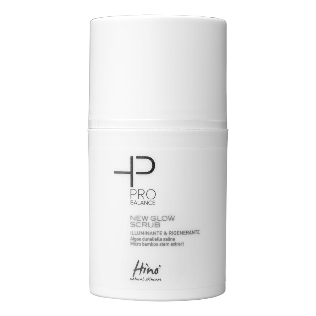 HINO NATURAL SKINCARE PRO BALANCE NEW GLOW SCRUB ESFOLIANTE VISO DECOLLETE 50 ML