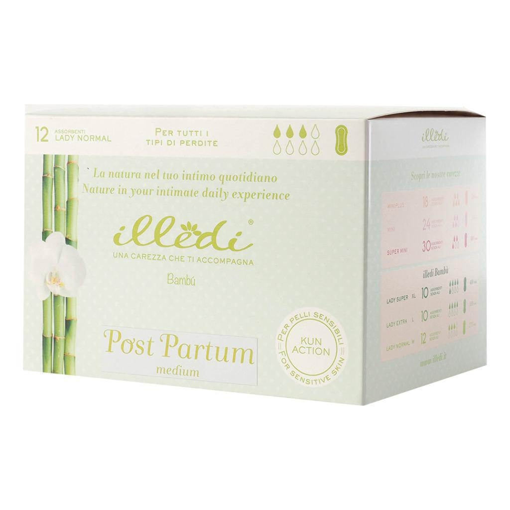 ILLEDI ASSORBENTI LADY NORMAL SENZA ALI POST PARTO TAGLIA MEDIUM 12 PEZZI