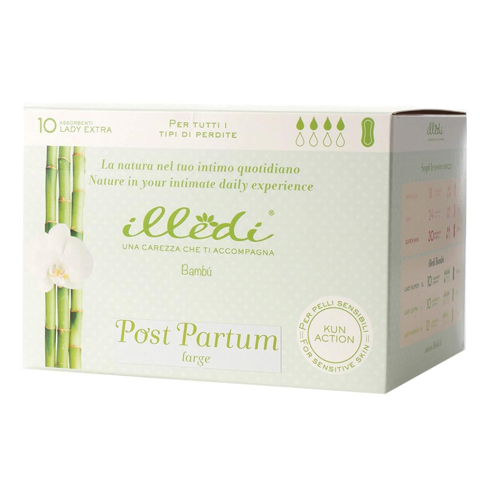 ILLEDI ASSORBENTI LADY EXTRA SENZA ALI POST PARTO TAGLIA LARGE 10 PEZZI