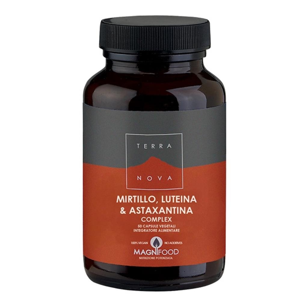 TERRANOVA MIRTILLO LUTEINA ASTAXANTINA SINERGIA PER GLI OCCHI 50 CAPSULE