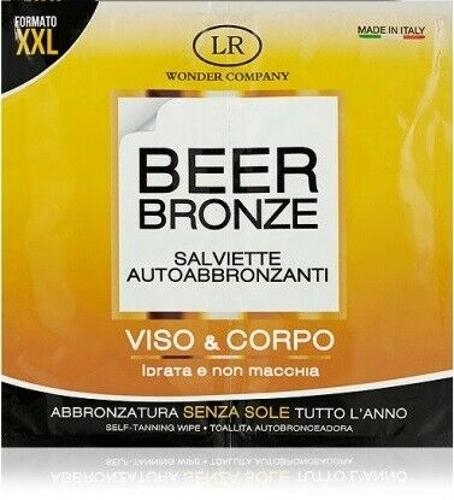 BEER BRONZE SALVIETTE AUTOABBRONZANTI 2 BUSTE