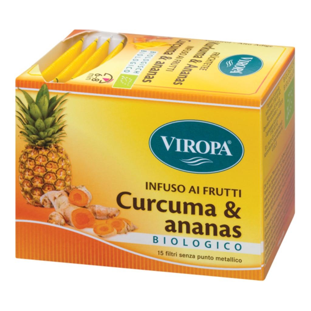 VIROPA CURCUMA & ANANAS INFUSO BIOLOGICO 15 BUSTINE 2,5 G