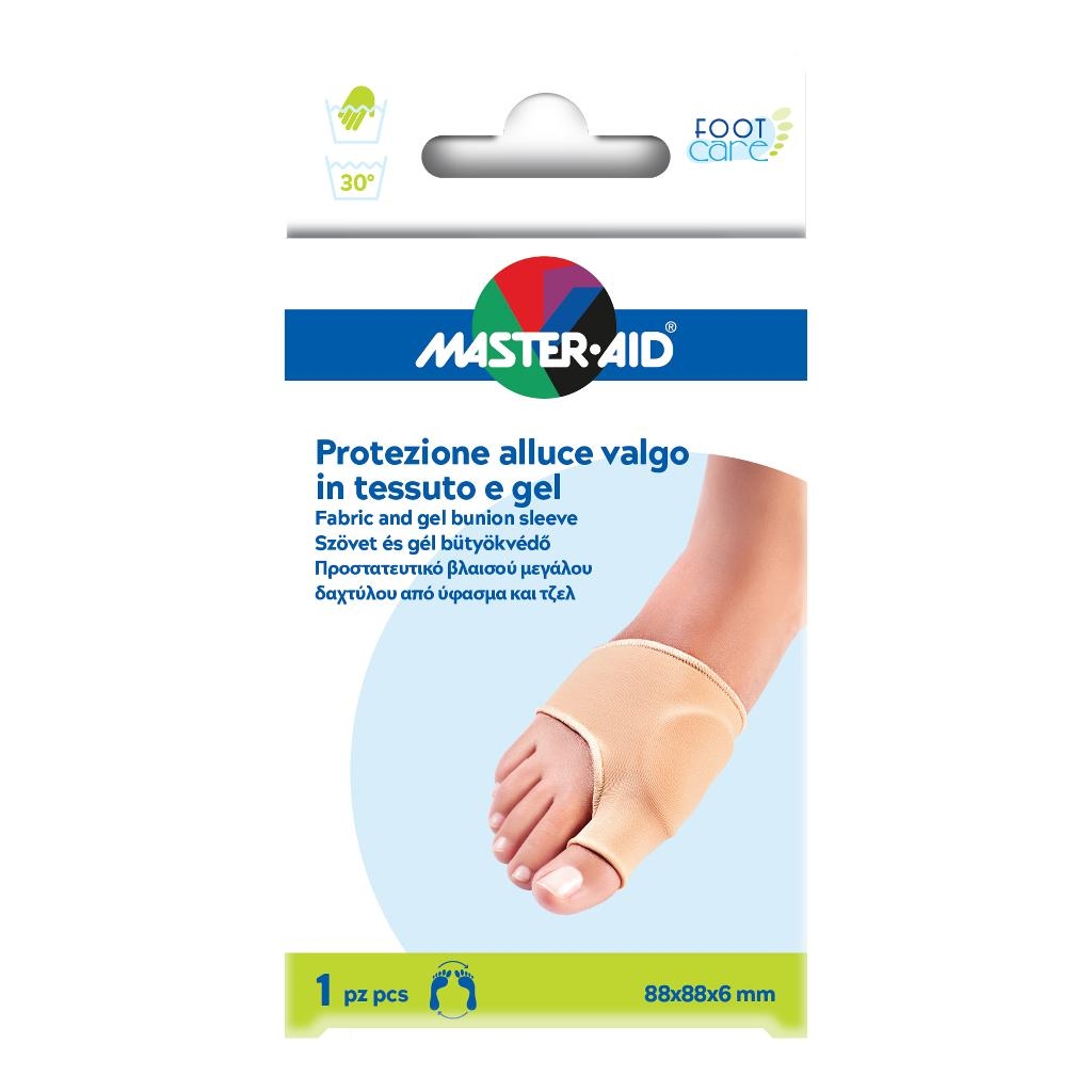 PROTEZIONE MASTER-AID FOOTCARE PER ALLUCE VALGO E METATARSO LARGE 1 PEZZO D8