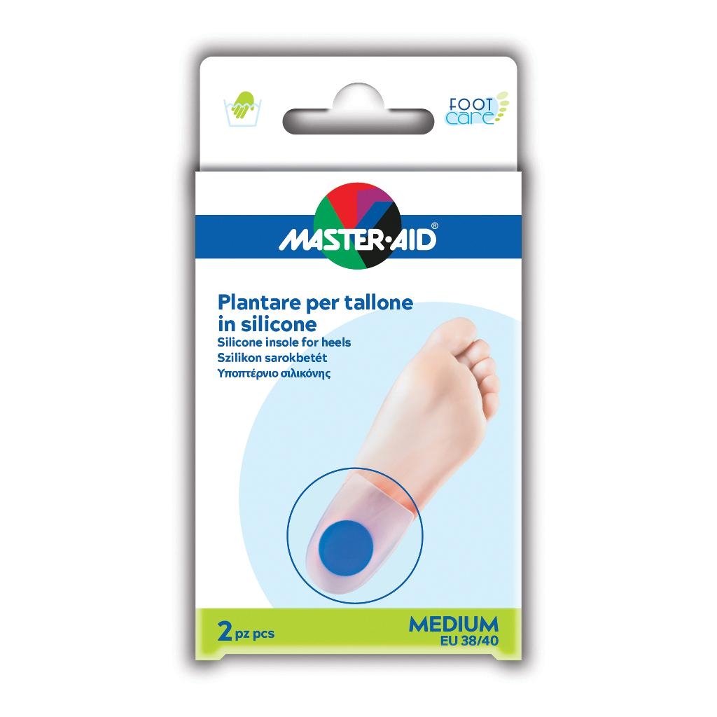 TALLONIERA IN DUE TIPOLOGIE DI SILICONE MASTER-AID FOOTCARE MEDIUM 2 PEZZI F3