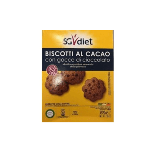 SG DIET BISCOTTI CACAO CON GOCCE DI CIOCCOLATO 200 G