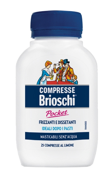 BRIOSCHI COMPRESSE EFFERVESCENTI 25 G