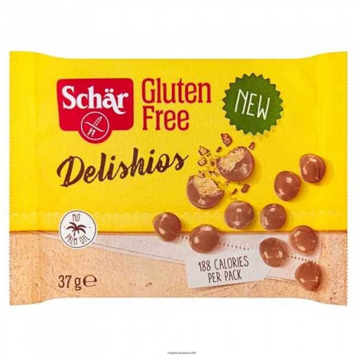 SCHAR DELISHIOS CEREALI RICOPERTI CON CIOCCOLATO AL LATTE 37 G