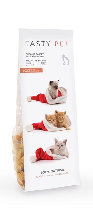 1025 DETOX CHRISTMAS BISCOTTI PER GATTO 100 G
