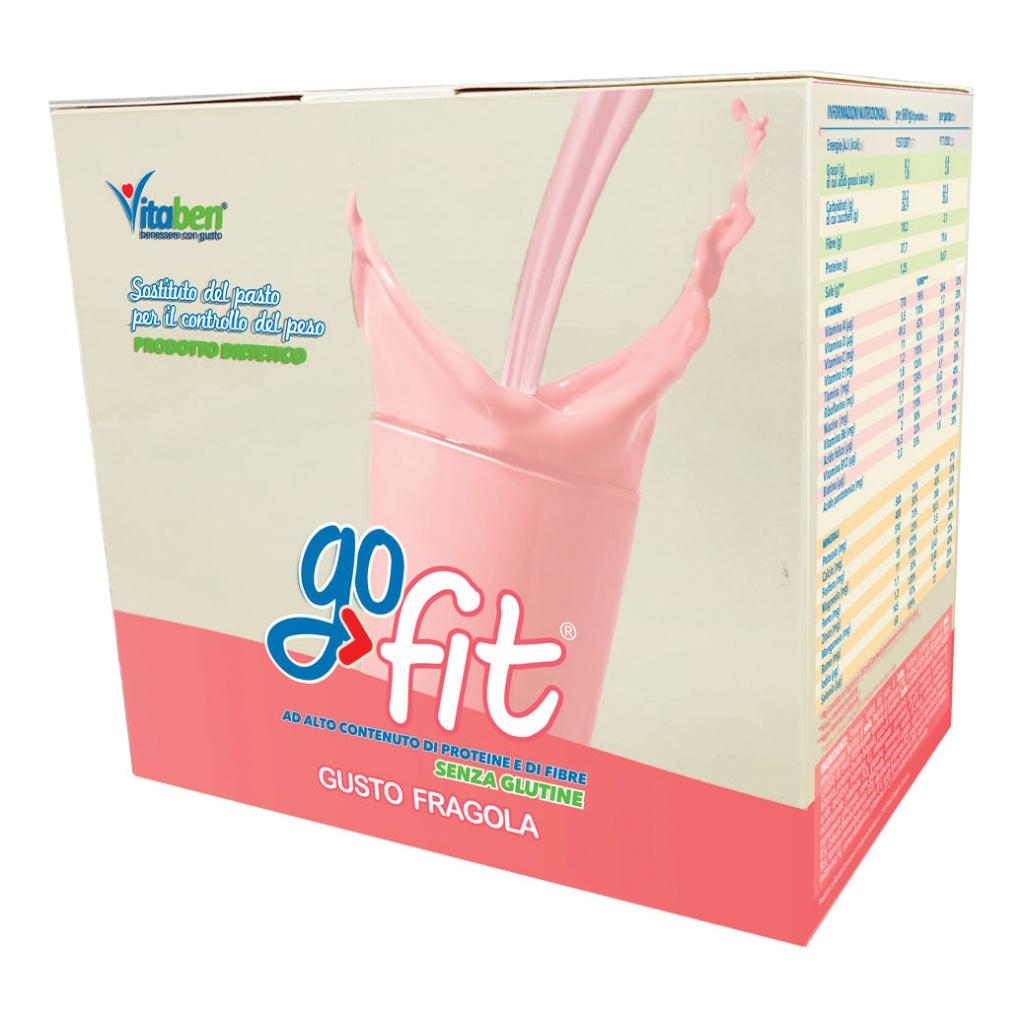 GOFIT FRAGOLA SOSTITUTO DEL PASTO 10 BUSTINE
