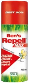 BEN'S REPELLENTE BIOCIDA 50% 100 ML